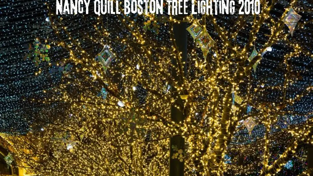 Nancy Quill Boston Tree Lighting 2010: A Magical Evening to Remember