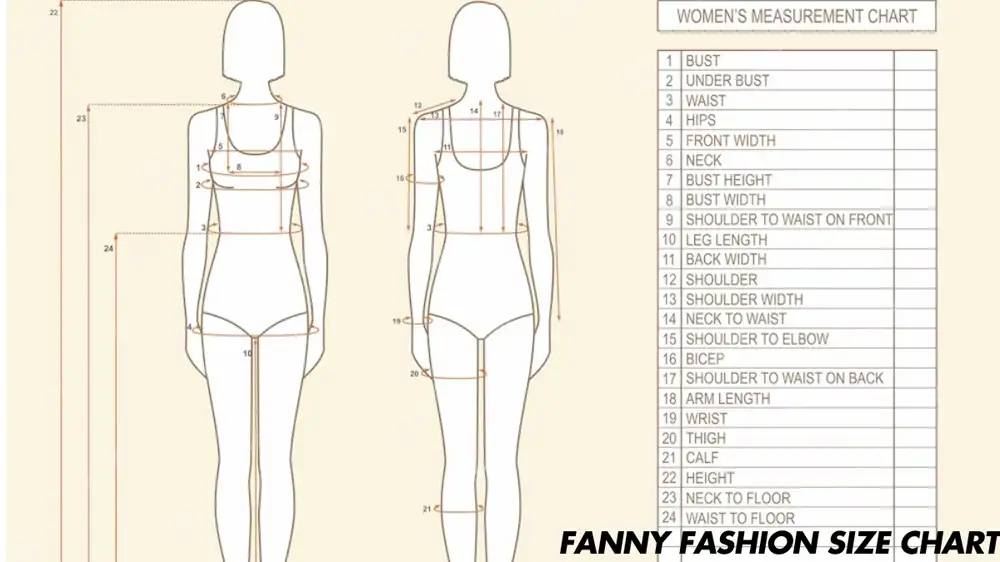 Understanding the Fanny Fashion Size Chart: A Broad Overview