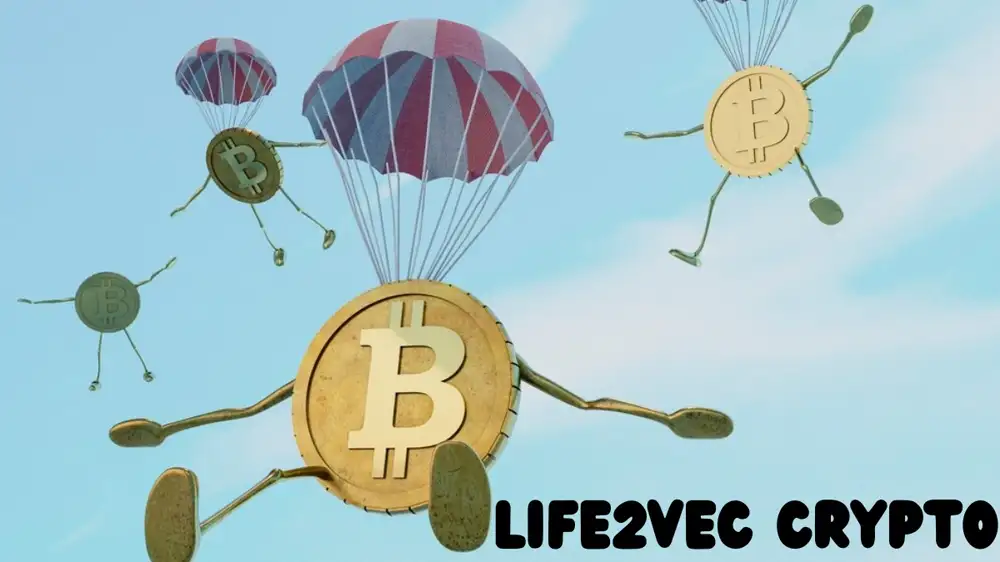 Life2vec Crypto distribution concept