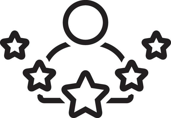 line icon for experience vector